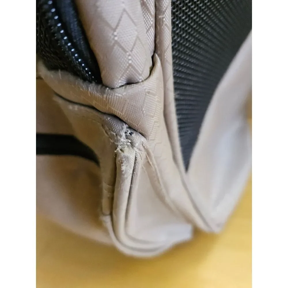 Casual Canine brand Dog Cat Pet/Carrier/Bag/Backpack/Wheels - - Tan‎